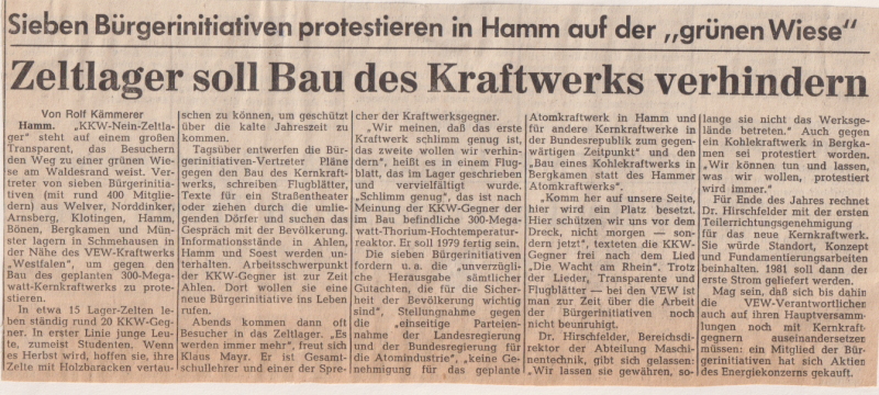 "Westfälische Rundschau" (Überregional) vom 19. August 1976