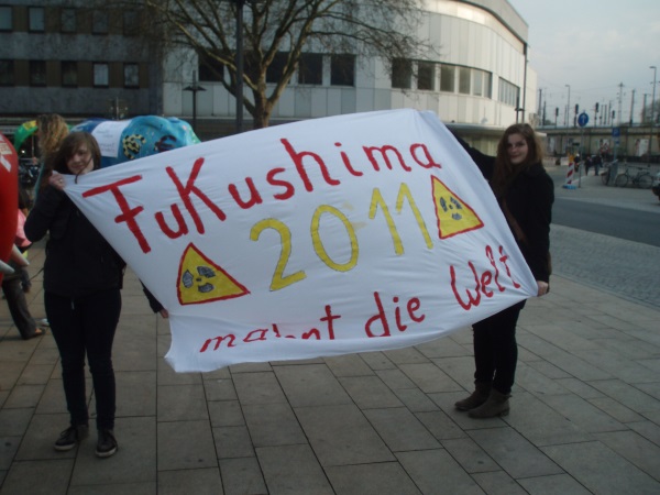 Fukushima-Demo in Hamm 2011, Foto: Horst Blume
