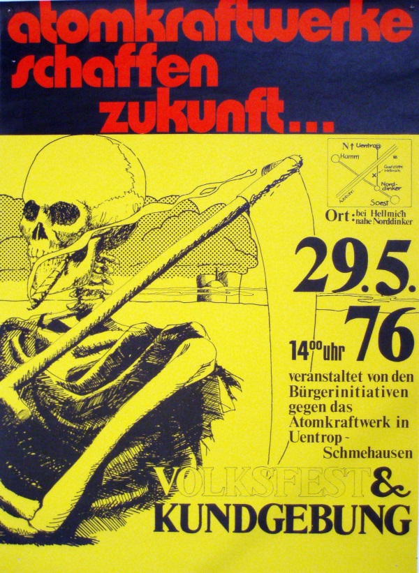 Plakat der Bürgerinitiativen aus dem Jahr 1976