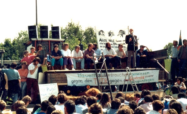 Blockade am THTR 1986