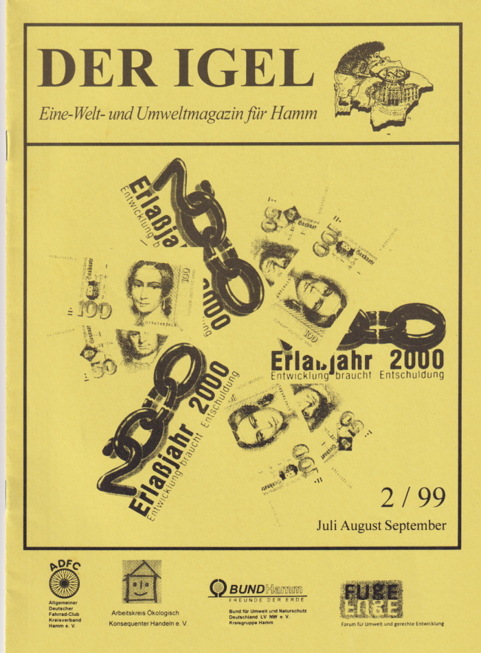 "Der Igel. Eine-Welt-und Umweltmagazin für Hamm", Nr. 2, 1999  