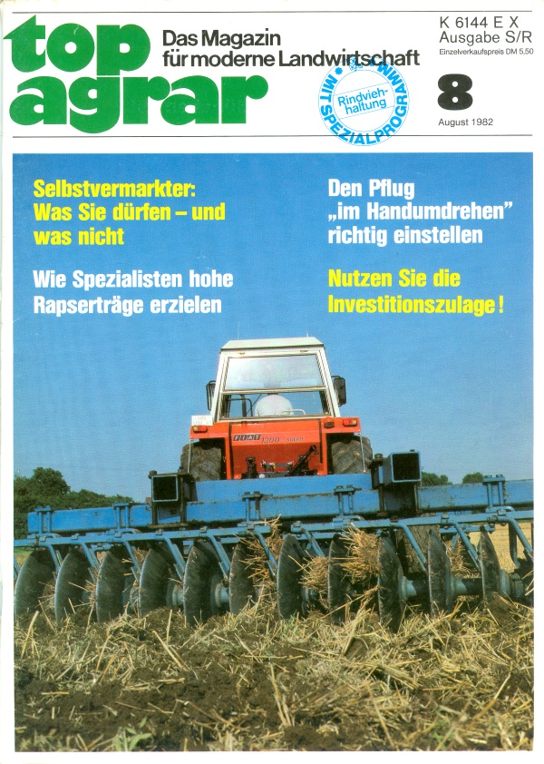 top agrar, Nr. 8, 1982