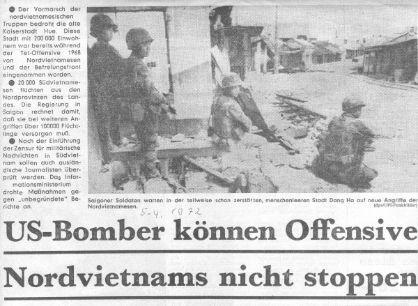 "Westfälische Rundschau" vom 5. April 1972