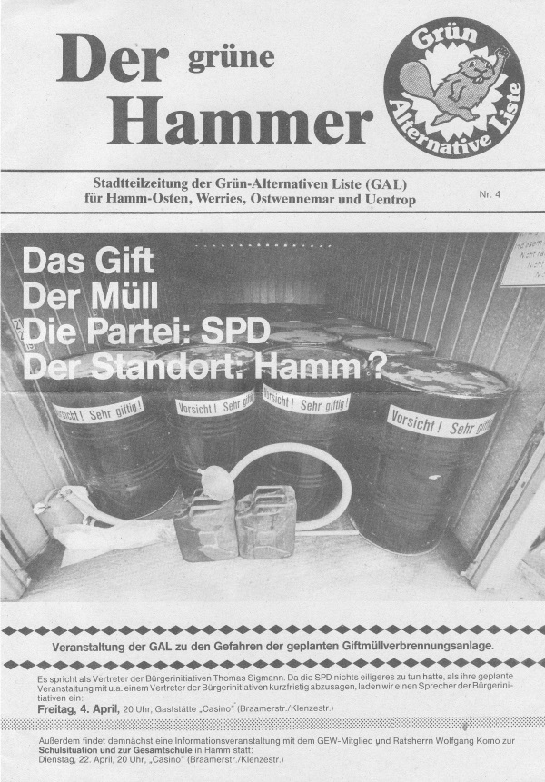 "Der grüne Hammer", Nr. 4, 1986