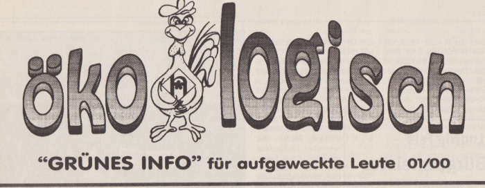 Zeitung "ökologisch" Nr.1, 2000 