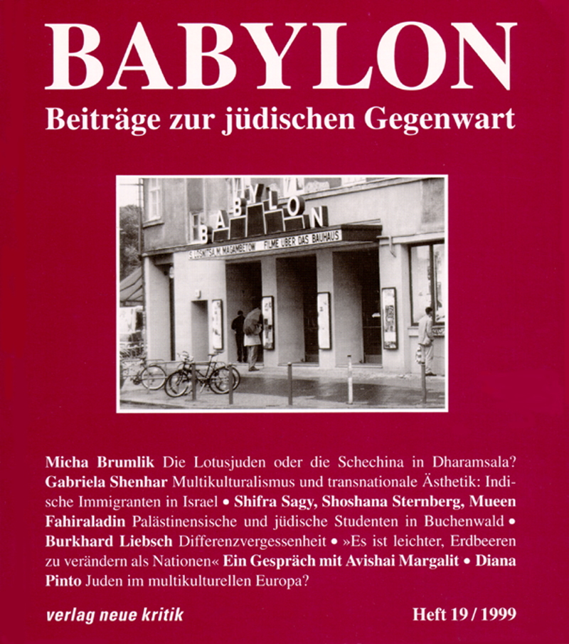 "Babylon. Beiträge zur jüdischen Gegenwart", Ausgabe 19, 1999