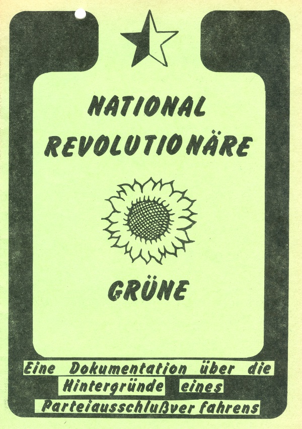 Nationalrevolutionäre bei den Grünen