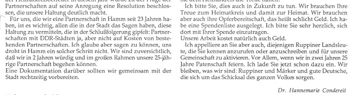 Aus: "Ruppiner Mitteilung", August 1987