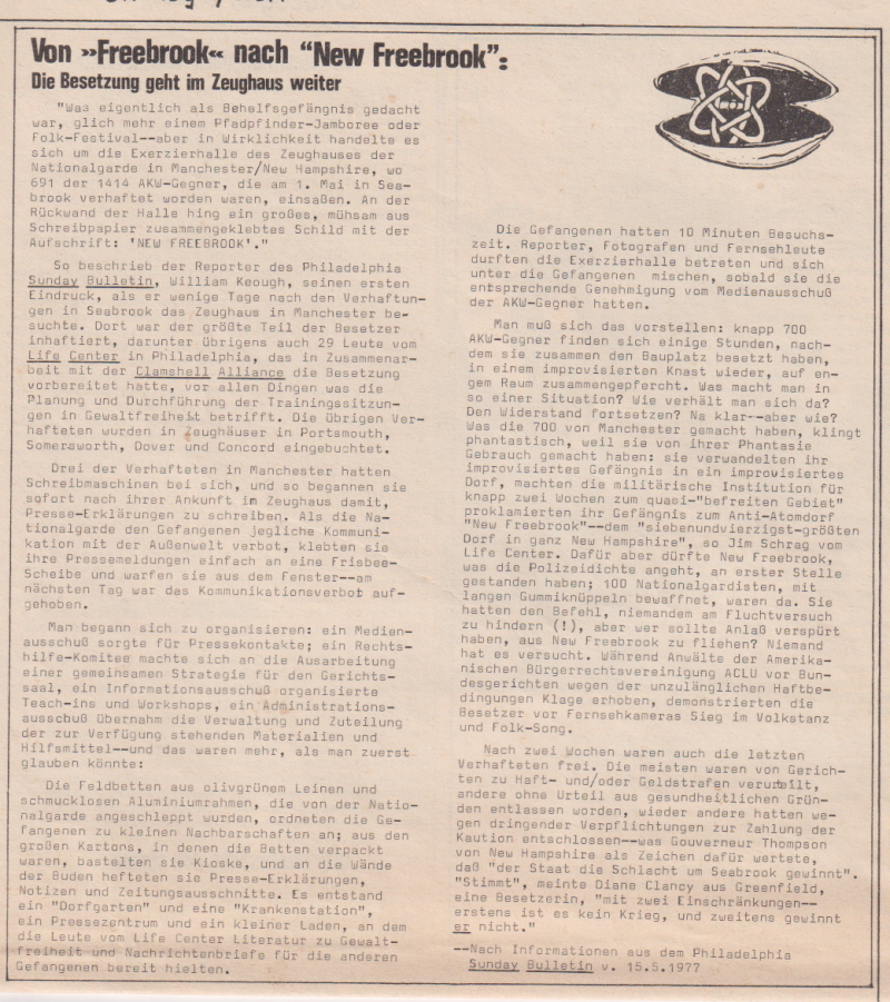Aus: Graswurzelrevolution Nr. 31-31, Sommer 1977