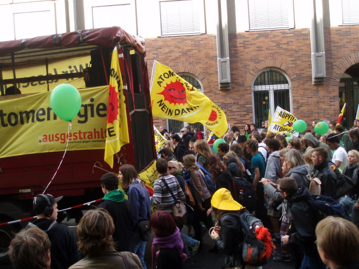 Demonstration gegen Atomkraft in Berlin, Foto: Horst Blume
