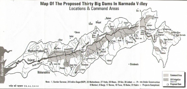 Narmada-Karte
