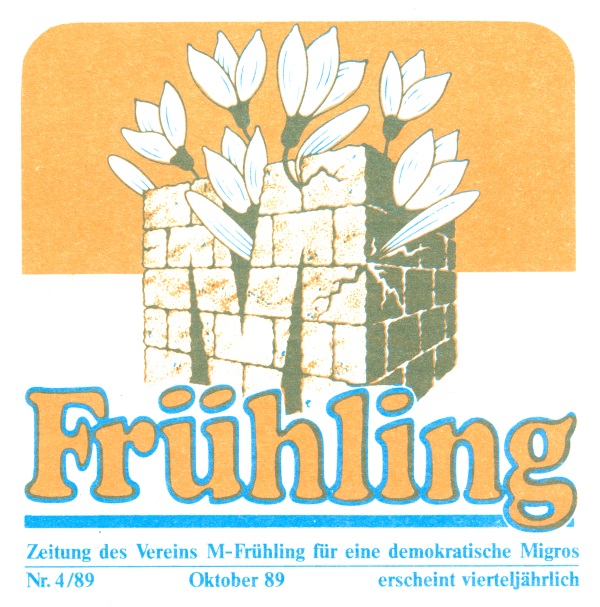 "M-Frühling", Zeitung des Vereins für eine demokratische Migros