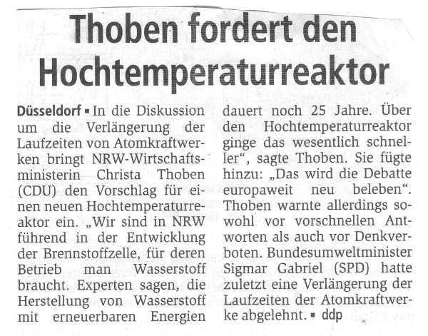 Ruhrnachrichten vom 7. 1. 2006