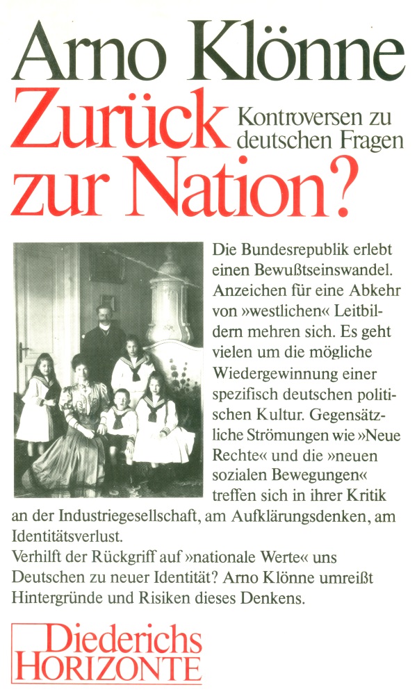 Buch: Arno Klönne "Zurück zur Nation?"