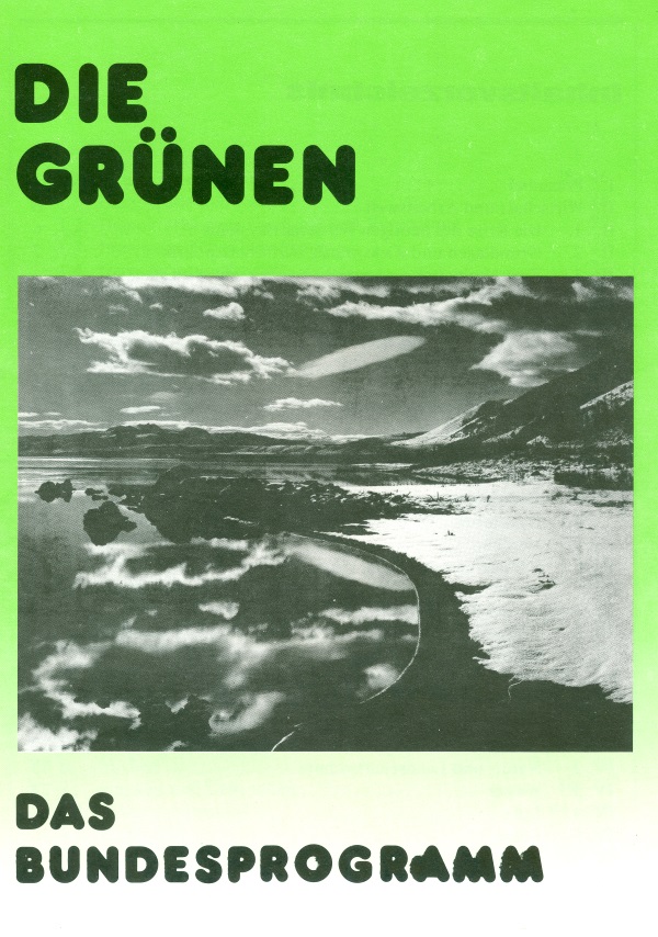 Das Grundsatzprogramm 1980, Die Grünen